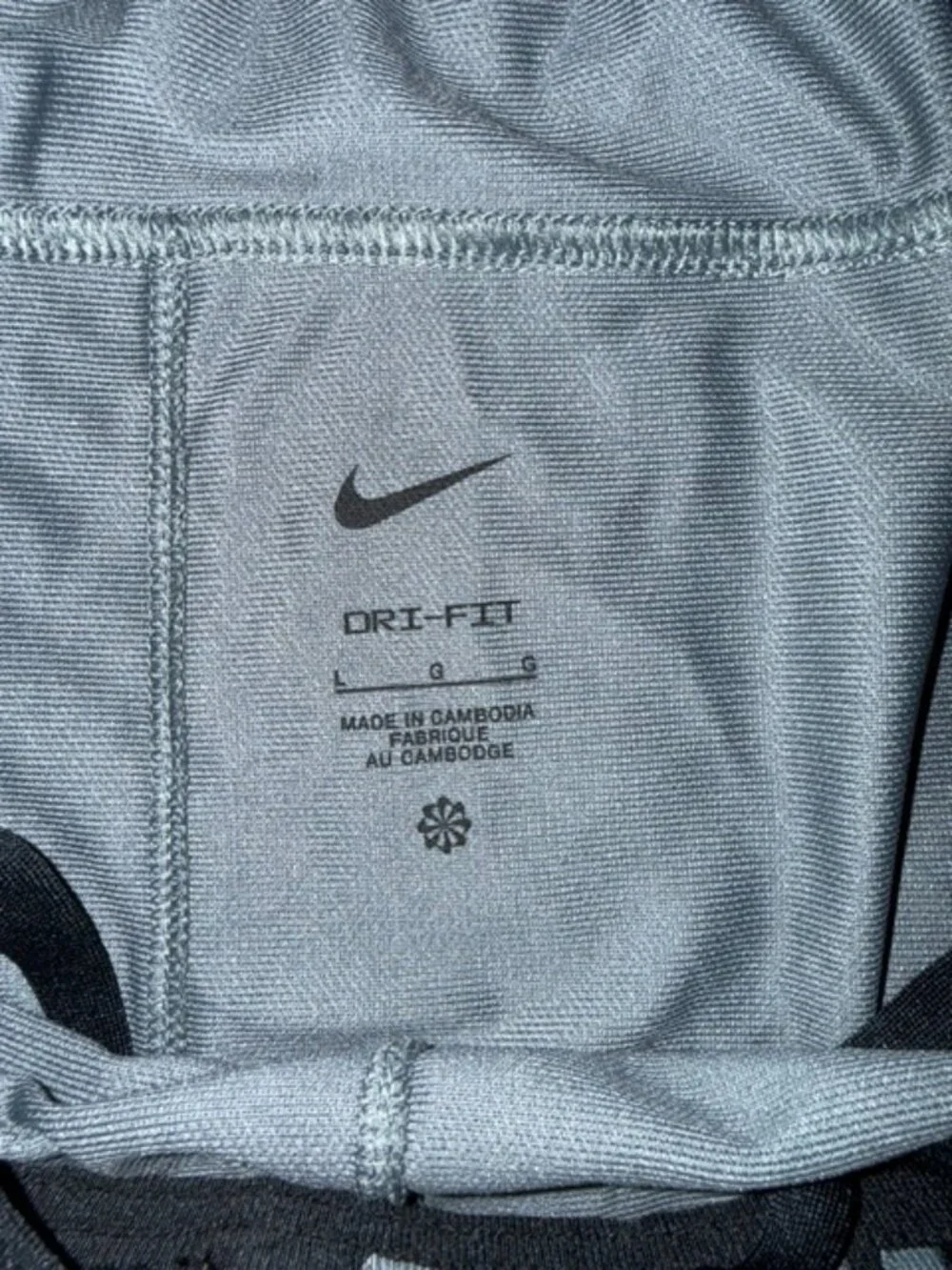 Nike Dri-FIT Mens Large Gray Athletic Shorts Training Gym Running Activewear